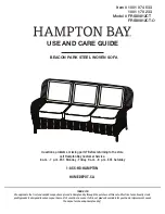 HAMPTON BAY FRS80812CT-O Use And Care Manual предпросмотр