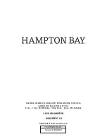 Предварительный просмотр 11 страницы HAMPTON BAY FRS80812CT-O Use And Care Manual