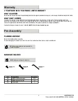 Preview for 3 page of HAMPTON BAY FRS80812CT Use And Care Manual