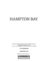 Предварительный просмотр 25 страницы HAMPTON BAY FRS80865BL-ST1C Use And Care Manual