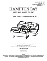 HAMPTON BAY FRS80897L-ST-1 Use And Care Manual предпросмотр