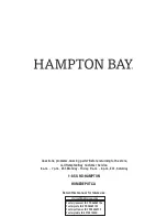 Предварительный просмотр 18 страницы HAMPTON BAY FRS80897L-ST-1 Use And Care Manual