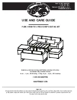 HAMPTON BAY FRS80897LN-ST-1 Use And Care Manual preview