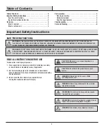 Preview for 2 page of HAMPTON BAY FRS80952-2PK Use And Care Manual