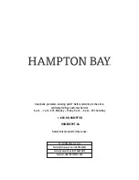 Предварительный просмотр 10 страницы HAMPTON BAY FRS80961-ST-1 Use And Care Manual