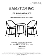 HAMPTON BAY FRS80968H-ST Use And Care Manual предпросмотр