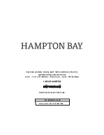 Preview for 27 page of HAMPTON BAY FRS81094B-STL Use And Care Manual