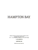 Предварительный просмотр 17 страницы HAMPTON BAY FSC18015-1 Use And Care Manual