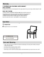 Preview for 2 page of HAMPTON BAY FSS60523B-2PK Use And Care Manual