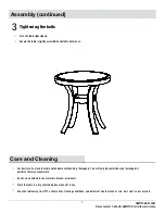 Preview for 7 page of HAMPTON BAY FTA60762BG Use And Care Manual