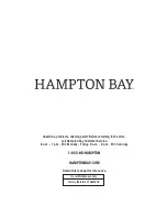 Preview for 8 page of HAMPTON BAY FTA60762BG Use And Care Manual