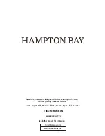 Предварительный просмотр 8 страницы HAMPTON BAY FTA60762G Use And Care Manual