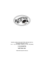 Preview for 8 page of HAMPTON BAY FTA60762M Use And Care Manual