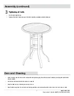 Предварительный просмотр 7 страницы HAMPTON BAY FTM80727 Use And Care Manual