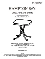 HAMPTON BAY FTS00499E Use And Care Manual preview