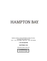 Предварительный просмотр 8 страницы HAMPTON BAY FTS00499E Use And Care Manual