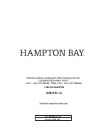 Предварительный просмотр 8 страницы HAMPTON BAY FTS60704-BLK Use And Care Manual