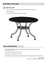 Preview for 7 page of HAMPTON BAY FTS60704 Use And Care Manual