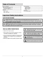 Preview for 2 page of HAMPTON BAY FTS61189 Use And Care Manual