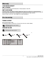 Preview for 3 page of HAMPTON BAY FTS61204H Use And Care Manual