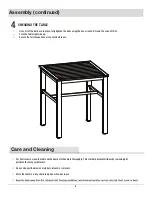 Preview for 8 page of HAMPTON BAY FTS70660AH Use And Care Manual