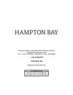 Preview for 25 page of HAMPTON BAY FTS81230 Use And Care Manual