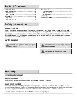 Preview for 2 page of HAMPTON BAY FWS60524AH Use And Care Manual