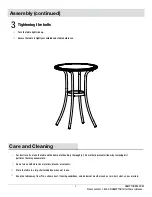 Preview for 7 page of HAMPTON BAY FWS60524AH Use And Care Manual