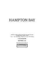 Preview for 8 page of HAMPTON BAY FWS80486BG Use And Care Manual