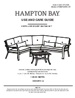 Preview for 1 page of HAMPTON BAY FZM70459C-ST Use And Care Manual