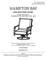 Предварительный просмотр 1 страницы HAMPTON BAY FZS60534S-STBC Use And Care Manual