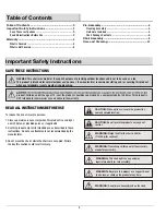 Предварительный просмотр 2 страницы HAMPTON BAY FZS60534S-STBC Use And Care Manual