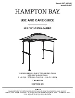 HAMPTON BAY G40C Use And Care Manual preview