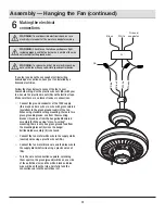 Preview for 12 page of HAMPTON BAY Gazebo II YG187-WH Use And Care Manual