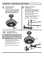 Preview for 14 page of HAMPTON BAY Gazebo II YG187-WH Use And Care Manual