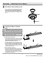 Предварительный просмотр 13 страницы HAMPTON BAY GAZEBO III YG988-BN Use And Care Manual