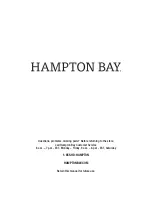 Preview for 17 page of HAMPTON BAY GAZEBO III YG988-BN Use And Care Manual