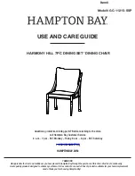 Предварительный просмотр 1 страницы HAMPTON BAY GC-11215-SSP Use And Care Manual