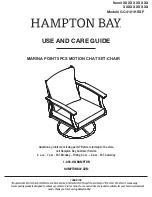 Preview for 1 page of HAMPTON BAY GC-41019-SSP Use And Care Manual