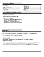 Preview for 2 page of HAMPTON BAY GC-41019-SSP Use And Care Manual