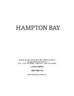 Preview for 7 page of HAMPTON BAY GC-41019-SSP Use And Care Manual