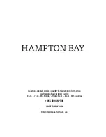 Предварительный просмотр 19 страницы HAMPTON BAY GC-8896-SST Use And Care Manual