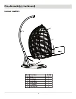 Preview for 4 page of HAMPTON BAY GCS09061K Use And Care Manual