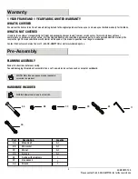 Preview for 3 page of HAMPTON BAY GCS09084E Use And Care Manual