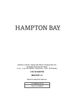 Preview for 10 page of HAMPTON BAY GCS09084E Use And Care Manual