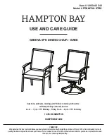 Preview for 1 page of HAMPTON BAY GENEVA 6PK FRS60786-STBC Use And Care Manual