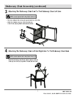 Предварительный просмотр 7 страницы HAMPTON BAY GENEVA 6PK FRS60786-STBC Use And Care Manual