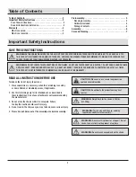 Preview for 2 page of HAMPTON BAY GENEVA FBS60431-BA Use And Care Manual