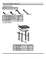 Preview for 4 page of HAMPTON BAY GENEVA FWS60610A Use And Care Manual