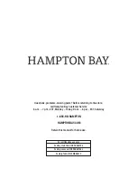 Preview for 12 page of HAMPTON BAY GENEVA WOVEN FRS60704-ST Use And Care Manual